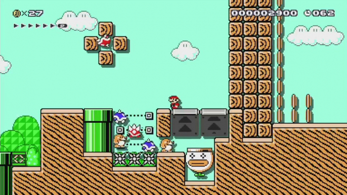 Super Mario Maker - Viewer Levels - Name: "Holy Moley" - ID: F54D-0000-018A-0928