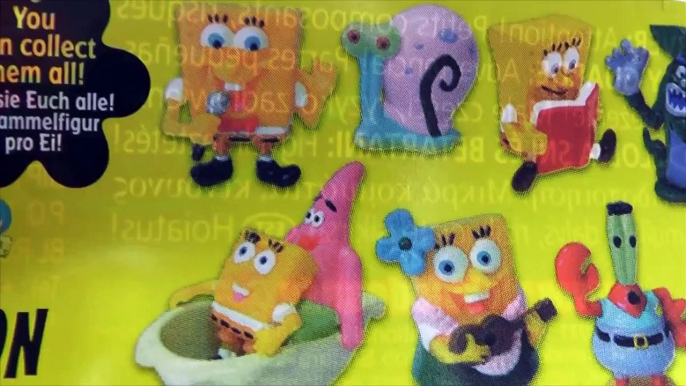 3 SPONGEBOB Super Surprise Eggs Unboxing