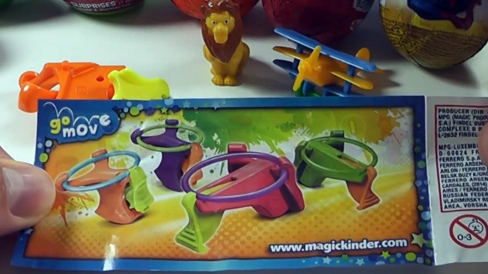 12 Surprise Eggs Unboxing Kinder Surprise, Cars, Kinder Joy, Toy Story, Lion King...