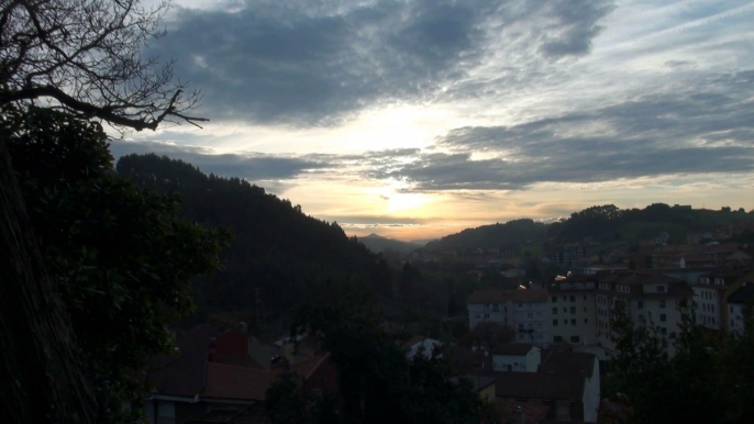 Paisaje: Puesta de Sol 23 Enero en Candás Asturias