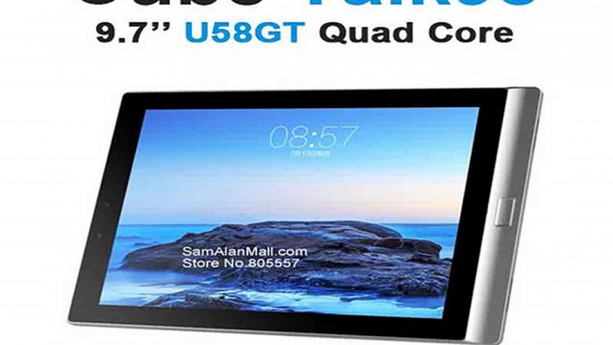 9.7 Cube Talk 98 U58GT Quad Core 2048*1536 Screen Android 4.2 2GB RAM 16G ROM MTK8315 3G Phone Tablet PC GPS Bluetooth-in Tablet PCs from Computer