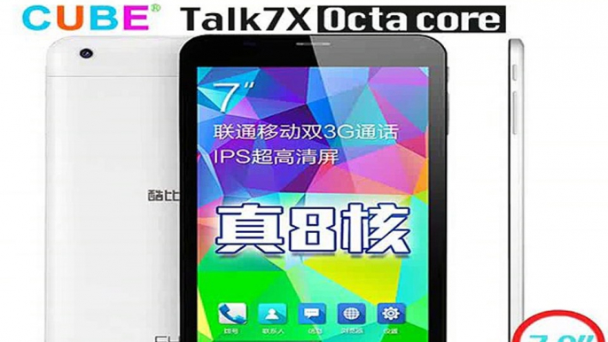 Original Cube U51GT C8 Talk7x talk 7x Octa core Tablet pc MTK8392 2.0GHz 7 IPS 1024x600 android 4.4 GPS Bluetooth 3G FM OTG-in Tablet PCs from Computer