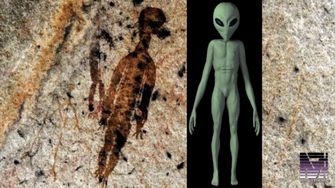 Alien Mysteries: Aliens And UFOs Seen In 10,000 Year Old Cave Paintings. -UFO Alien-