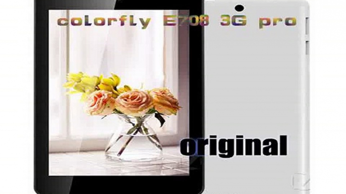 Original Colorfly E708 3G Phone Call Tablet PC 7inch 1280x800 IPS MTK8382 Quad Core 1GB 8GB WiFi GPS Bluetooth WCDMA Android 4.4-in Tablet PCs from Computer