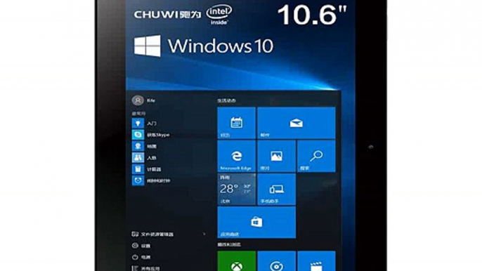 10.6 IPS 1366*768 Chuwi Vi10 Windows 10 Tablet PC Intel Cherry Trail T3 Z8300 Quad Core 2G RAM 64G ROM Dual USB-in Tablet PCs from Computer