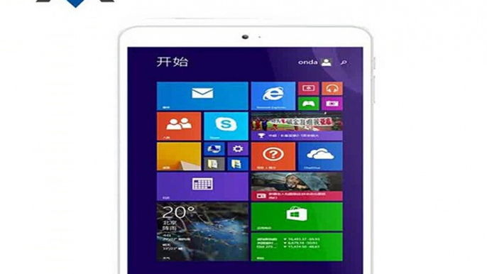 Lowest price Onda V820W Quad Core 1.83GHz CPU 8 inch Multi touch Dual Cameras 32G ROM Bluetooth Win8 Tablet pc-in Tablet PCs from Computer