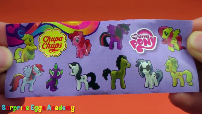 3 Chupa Chups Surprise Eggs - My Little Pony