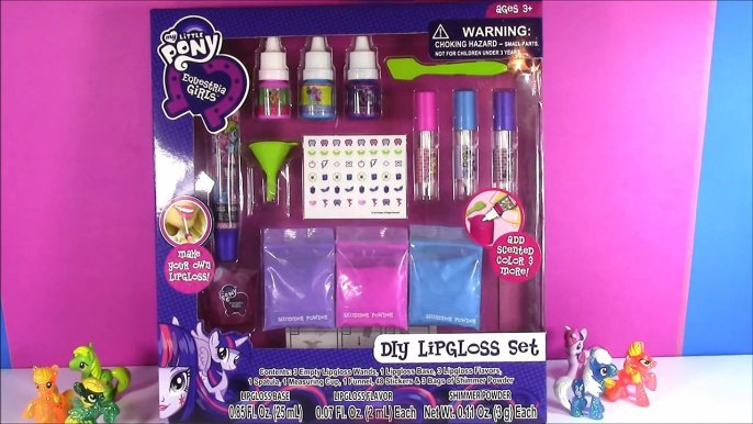 MLP Equestria Girls DIY Lip Gloss Set! Make Your Own Scented Shimmer Lip Gloss! Blind Bags Surprise