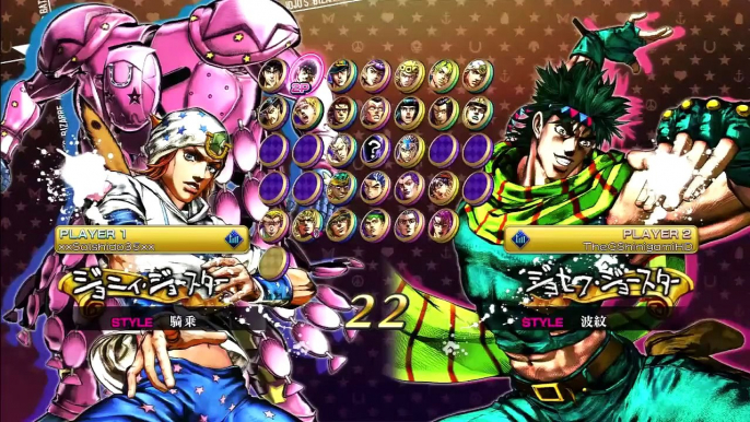 Jojos Bizarre Adventure All Star Battle Online Battle #14 Johnny V.S Joseph ジョジョの奇妙な冒険 オールスターバトル