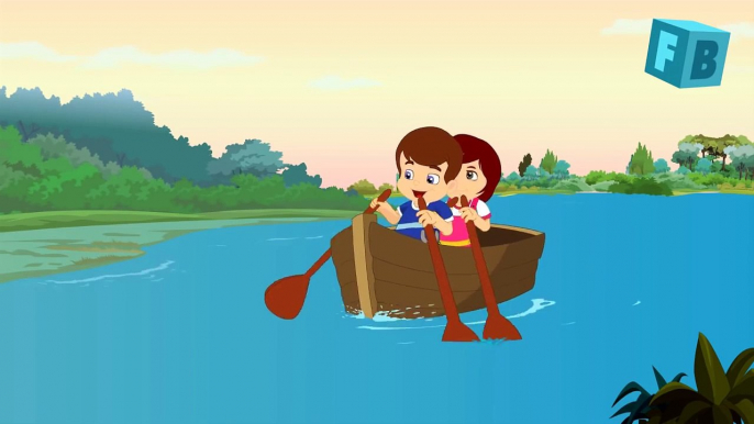 Row row Row you boat | Children Nursery Rhym | Song wit Lyrics