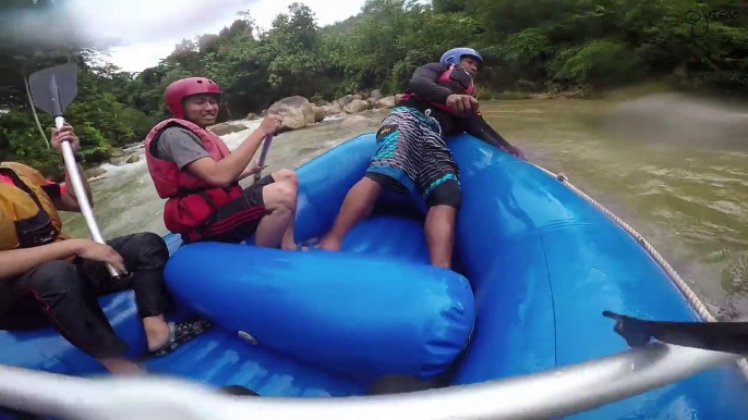 White Water Rafting at Ulu Slim River