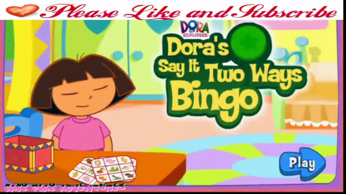 Doras Say It Two Ways Bingo Dora Game - Dora The Explorer