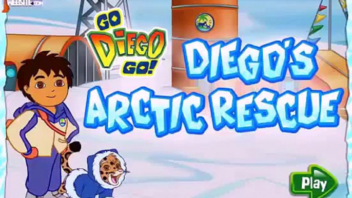 Go Diego Go! Diego\'s Arctic Rescue Episode Game - Learn Shapes, Animals, Sounds! Games for Kids