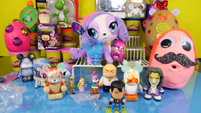 Play Doh Eggs Surprise Toys Videos Kidrobot BFF Marvel Vinylmations Little Mermaid Toy Surprise DCTC