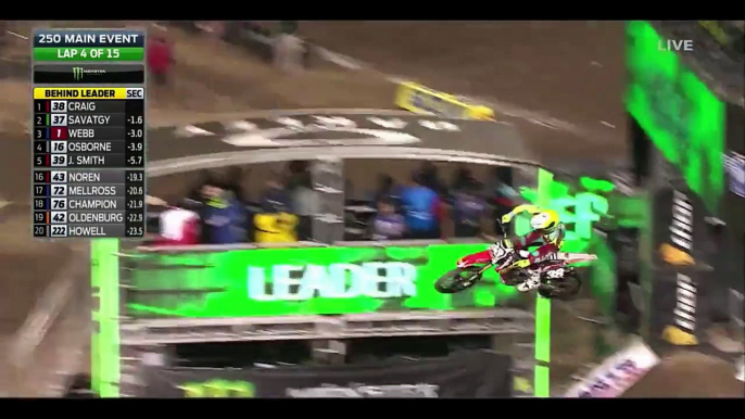 AMA Supercross 2016 Rd 3 Anaheim 2 - 250 Main Event HD 720p