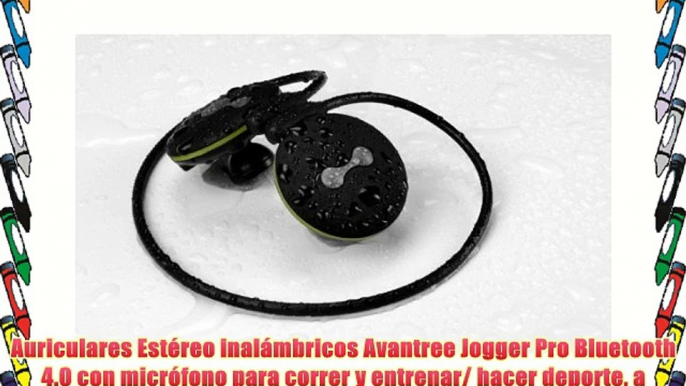 Auriculares Est?reo inal?mbricos Avantree Jogger Pro Bluetooth 4.0 con micr?fono para correr