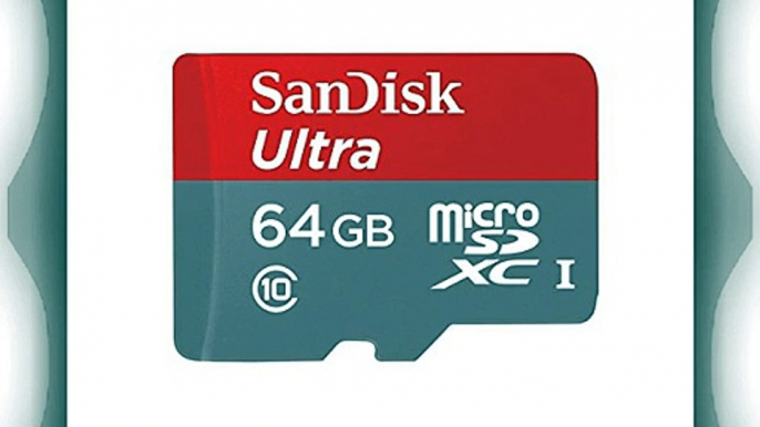 SanDisk SDSQUNC-64G-GZFMA - Tarjeta memoria microSDXC de 64 GB (UHS-I con adaptador SD velocidad