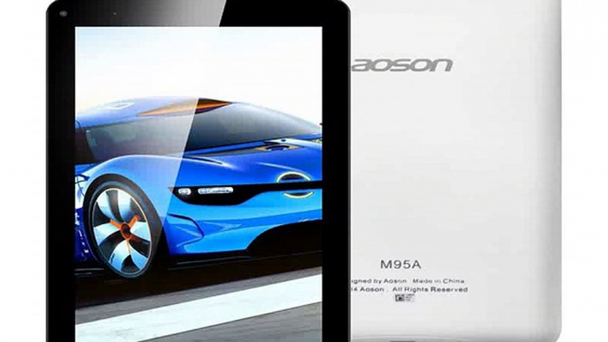 Cheap Sale 9 inch Tablet Aoson M95S Android MID 9 Quad Core Allwinner A33 Dual Cameras 1G+8G WIFI Bluetooth External 3G Tablet -in Tablet PCs from Computer