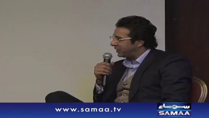 How Shahid Afridi Shakes Hand - Wasim Akram Funny Remarks About Shahid Afridi