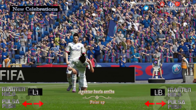 FIFA 16 - NEW CELEBRATIONS   NUEVAS CELEBRACIONES