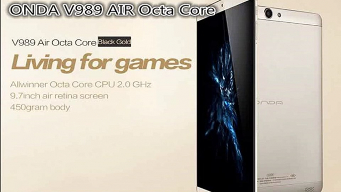 Onda V989 Air Octa Core Allwinner A83T Tablet PC 9.7 Inch 2048x1536 Air HDMI BLUETOOTH Retina Screen 2G 16/32GB Android4.4 NO 3G-in Tablet PCs from Computer