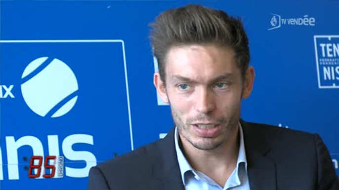 Internationaux de Tennis de Vendée : Interview de N. Mahut