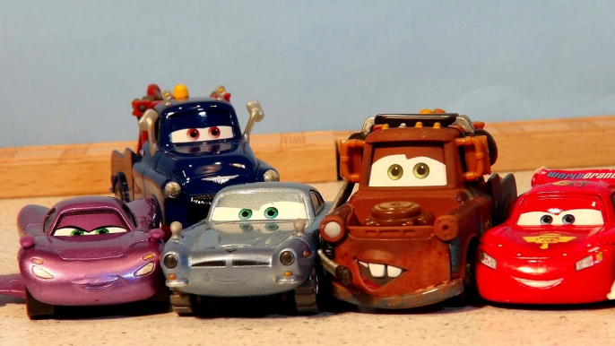 Pixar Cars2 Secret Agent Mater saves Finn and Holly with help from Lightning McQueen