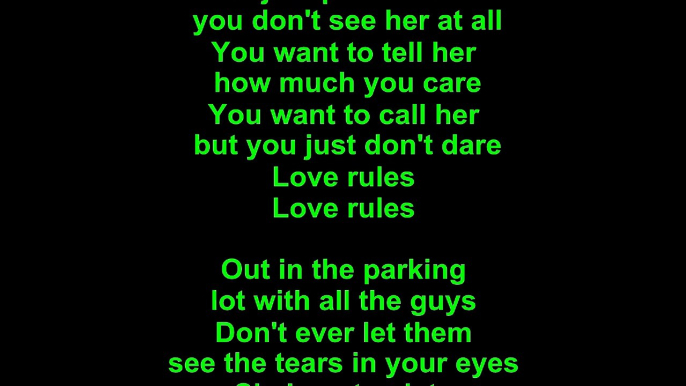 Don Henley – Love Rules Lyrics