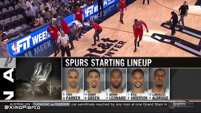 Houston Rockets vs San Antonio Spurs