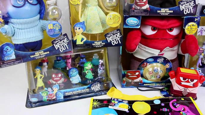 BRAND NEW DISNEY PIXAR INSIDE OUT TOYS JOY SADNESS FEAR ANGER DISGUST Review Головоломка