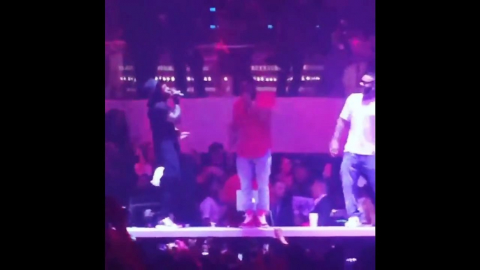 LIL WAYNE [More Drinks Thrown] : JIM JONES & STEVIE J. Joins the Stage at Liv [VIDEOS]