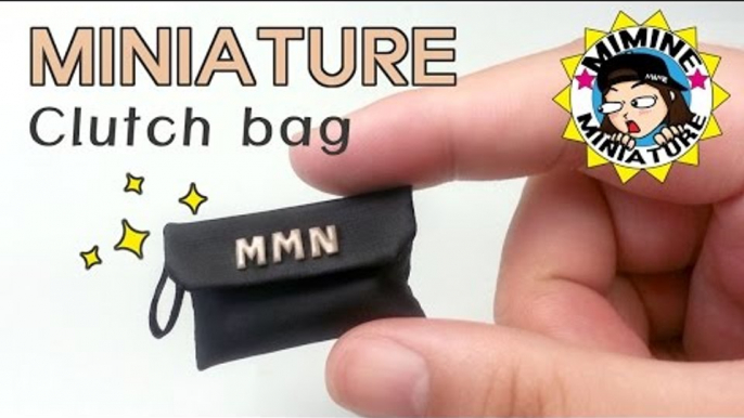 미니어쳐 클러치 백 만들기(진짜가방임 ㅋㅋ) Miniature - Clutch bag / 미미네 미니어쳐