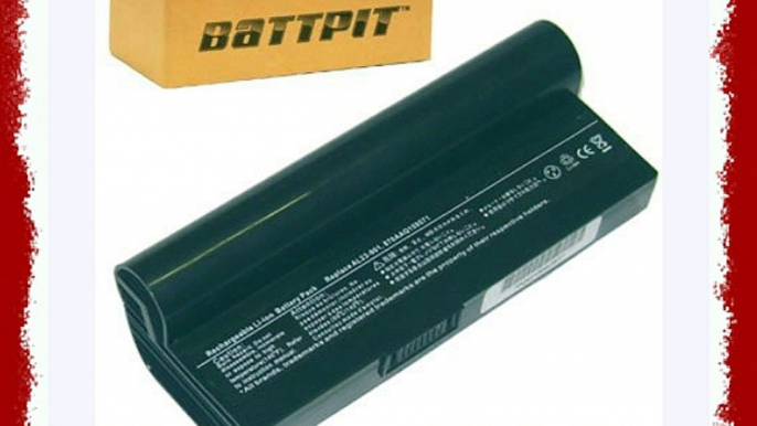 Battpit Bateria de repuesto para port?tiles Asus Eee PC 1000H (6600mah / 49wh)