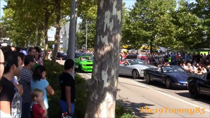 BURNOUTS Accelerations Sounds!! Revs!! Lot of Smoke!! MUSCLE-CAR Party & Crowd goes Crazy!!