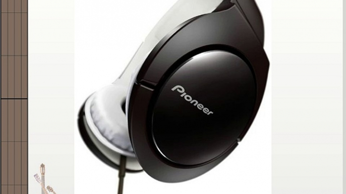 Pioneer SE-MJ721 - Auriculares (Circumaural Diadema 1000 mW Al?mbrico 3.5 mm (1/8) 12m) Marr?n