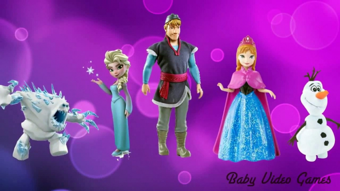 Disney Princess Frozen Anna Elsa Kids Songs Nursery Rhymes for Children Daddy Finger Famil