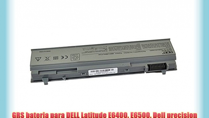 GRS bateria para DELL Latitude E6400 E6500 Dell precision M4400 M2400 compatible con PT434