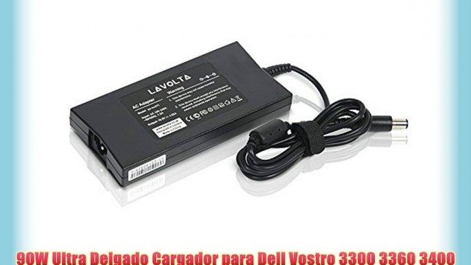 90W Ultra Delgado Cargador para Dell Vostro 3300 3360 3400 3460 3500 3560 Notebook - Lavolta