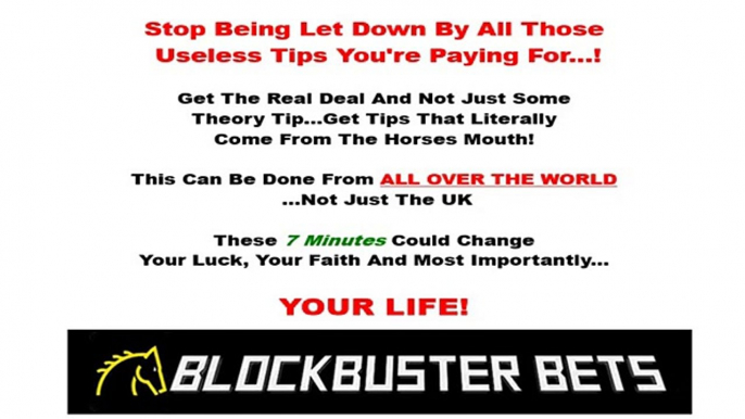 Another Failed Horse Racing Betting System! - Blockbuster Bets!