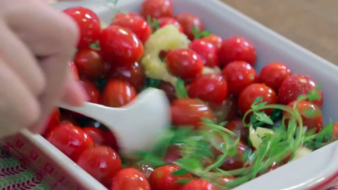 Clafoutis de Tomatinho e Queijo Feta - Vamos pra Cozinha #19