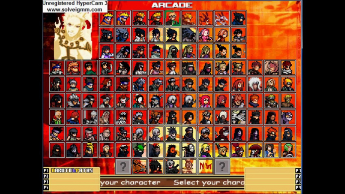 Naruto Shippuden Generations Mugen - All Characters