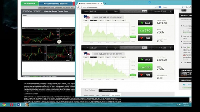 Binary Options Trading Signals - Candid Experience in a Live Trading Room