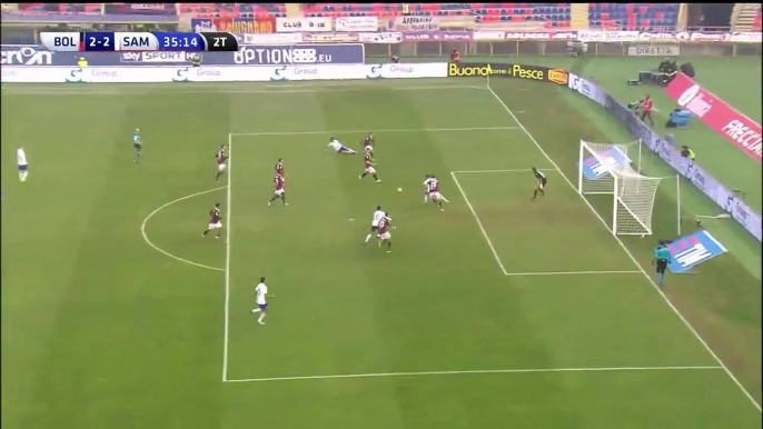 2-2 Joaquín Correa Goal Italy  Serie A - 31.01.2016, Bologna FC 2-2 Sampdoria