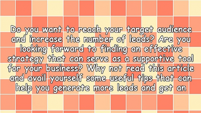 Lead Generation - An Effective Way to Boost Your Sales