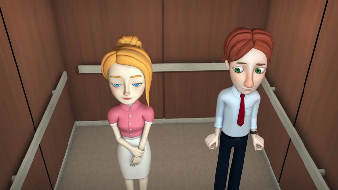 "Elevator Romance" Love Romantic 3D Animation Short Film [Valentines Day Special]