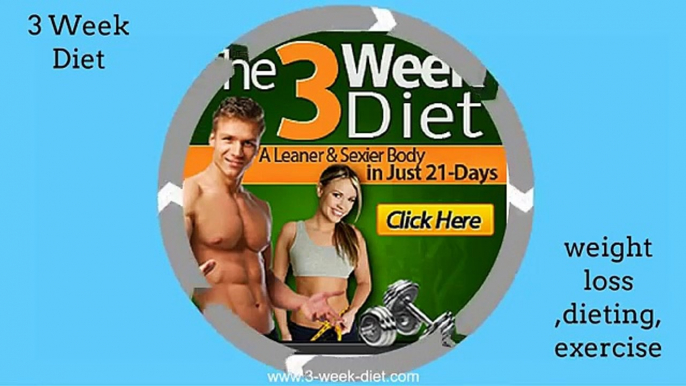 Diet Plan To Lose Weight Fast - The 3 Week Diet Weight Loss Program System