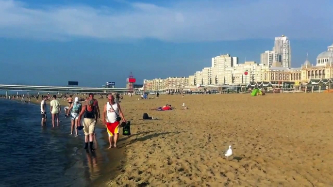 The beach in Scheveningen not far from Hague in Holland.