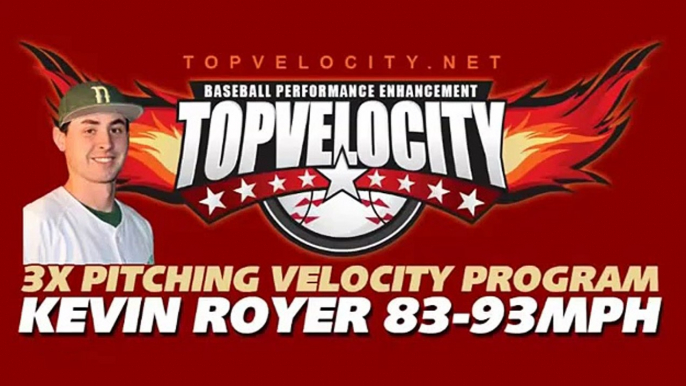 Kevin Royer 83-93mph on the 3X Pitching Velocity Program