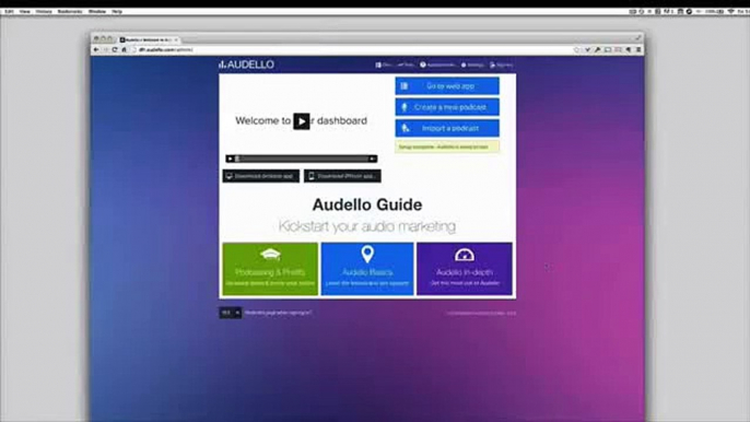 How to Create a Podcast for iTunes | Audello Podcast Software for Mac and Windows 7