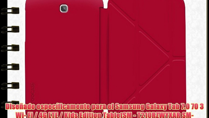 rooCASE Samsung Galaxy Tab 3 7.0 70 caso carcasas cubierta funda folio - Origami soporte vertical